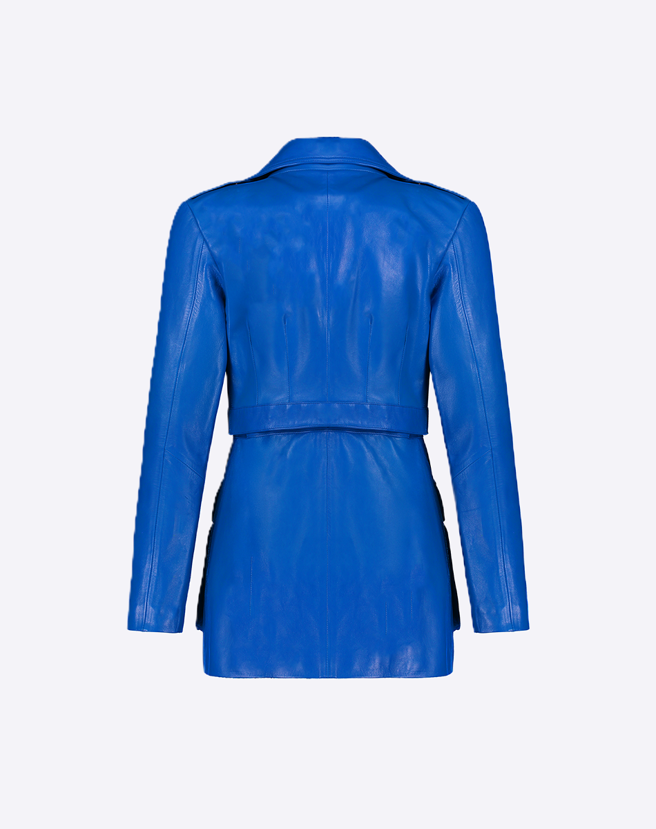 Carlotta Leather Coat