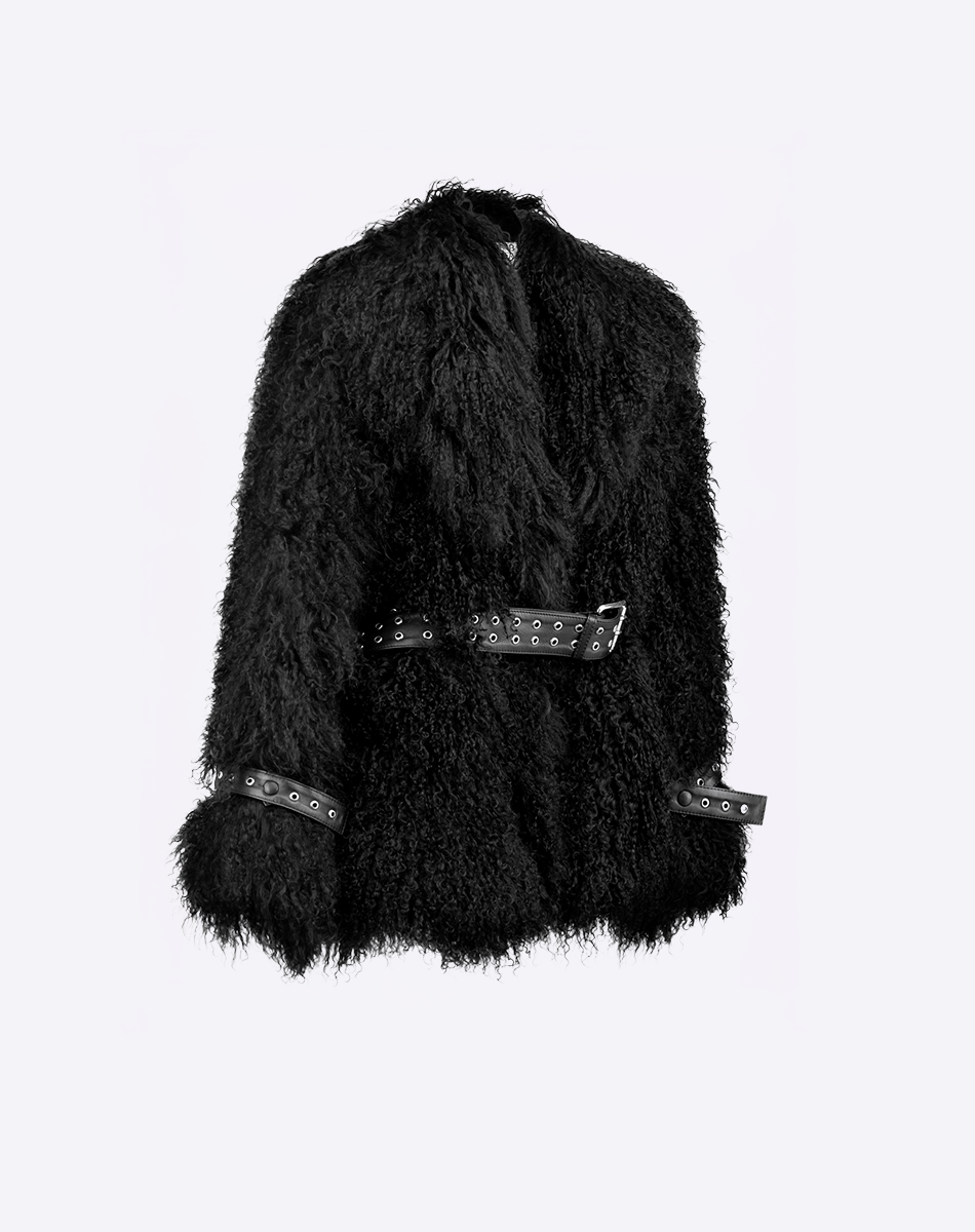 Amada Mongolian Fur Jacket