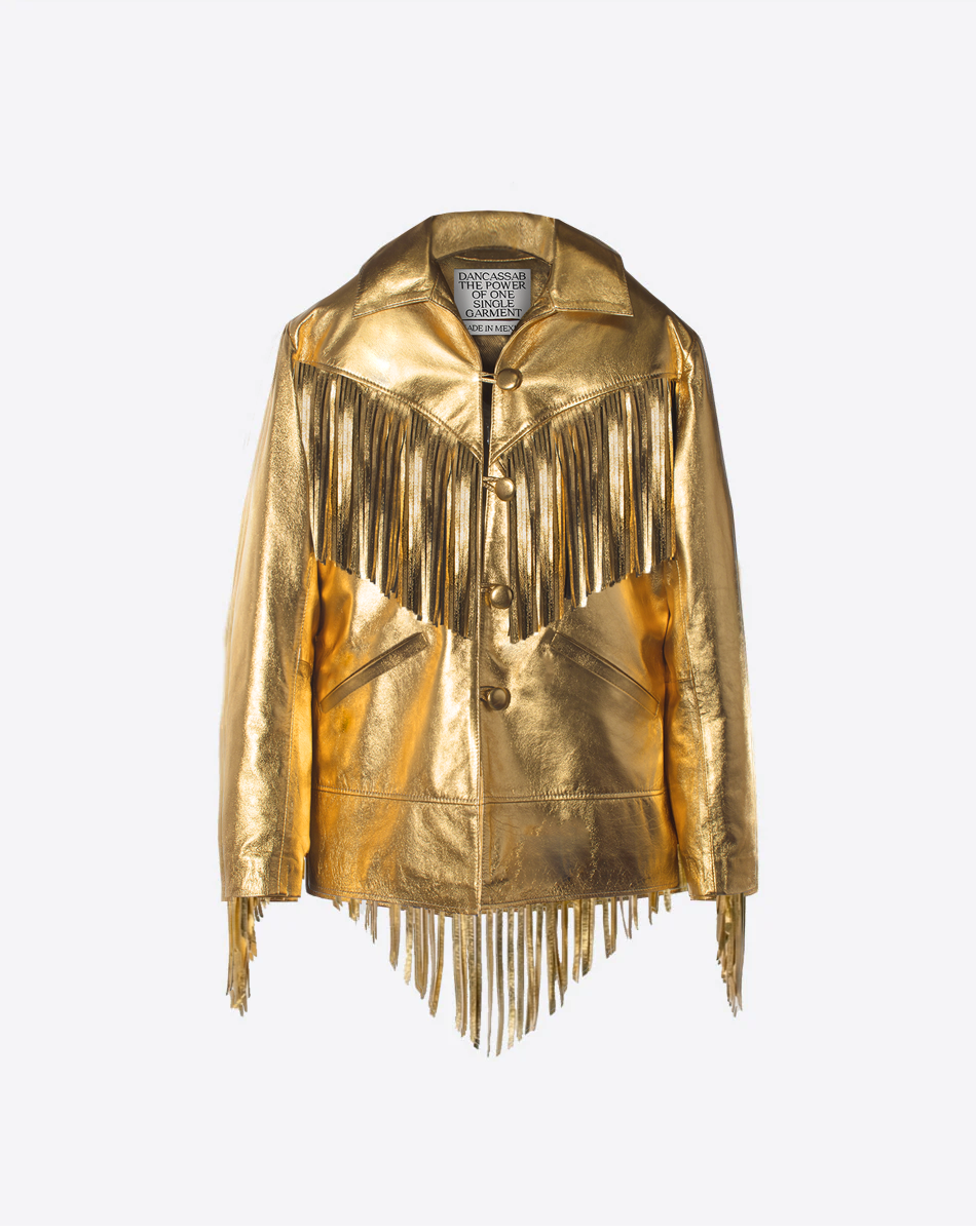 Dolly Leather Fringe Jacket