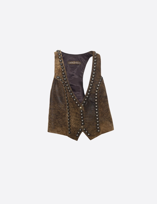 Naomi Leather Vest