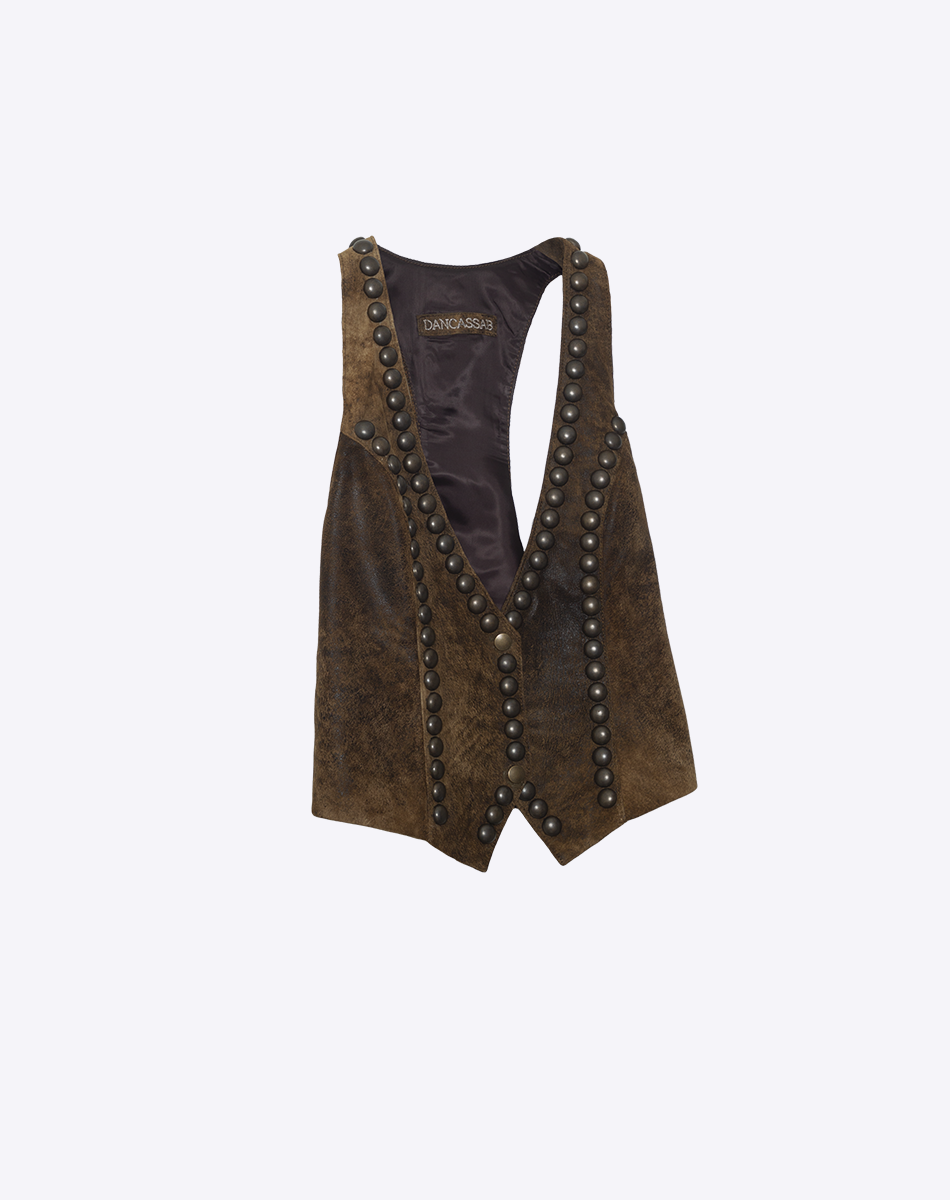 Naomi Leather Vest