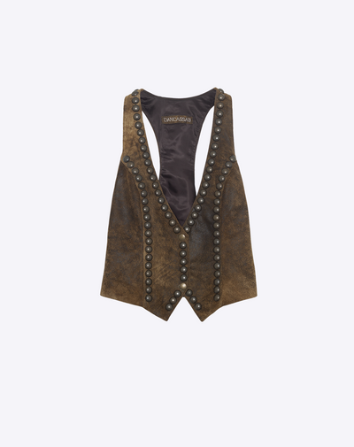 Naomi Leather Vest