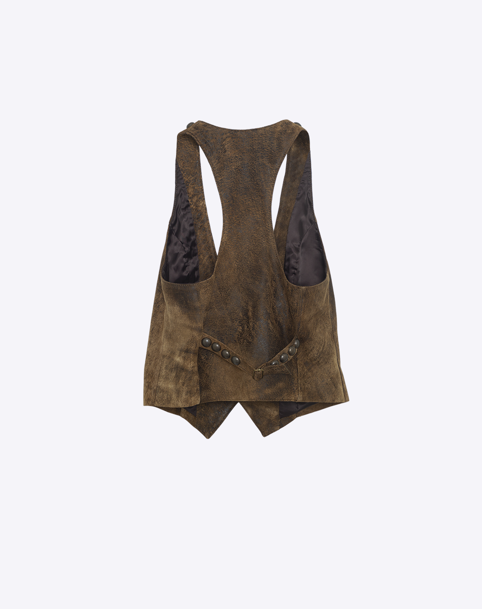 Naomi Leather Vest