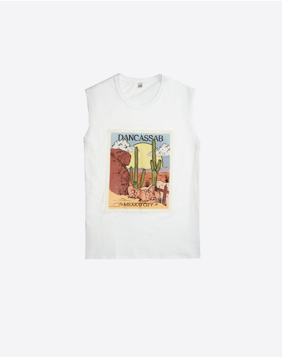 Nash Cotton Sleeveless Tee