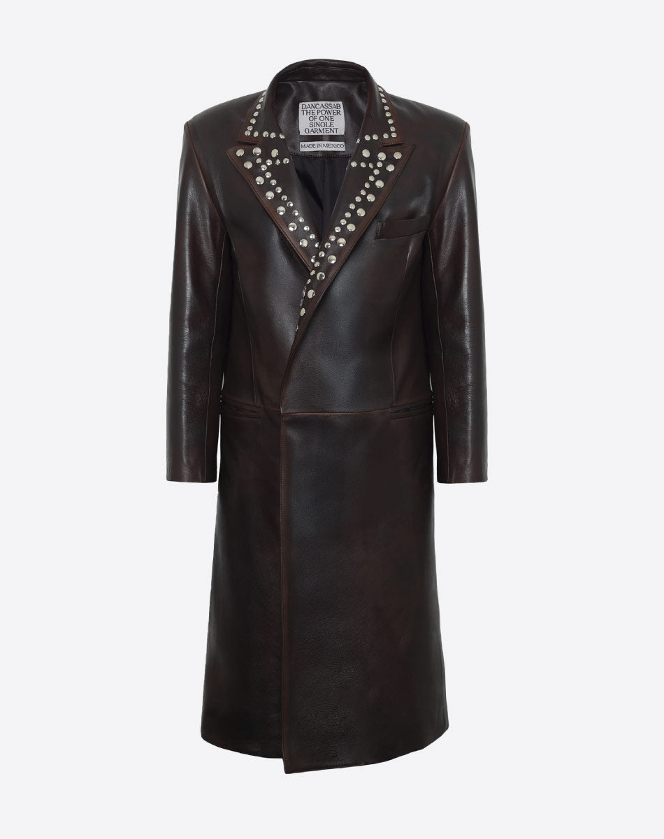 Nina Leather Coat
