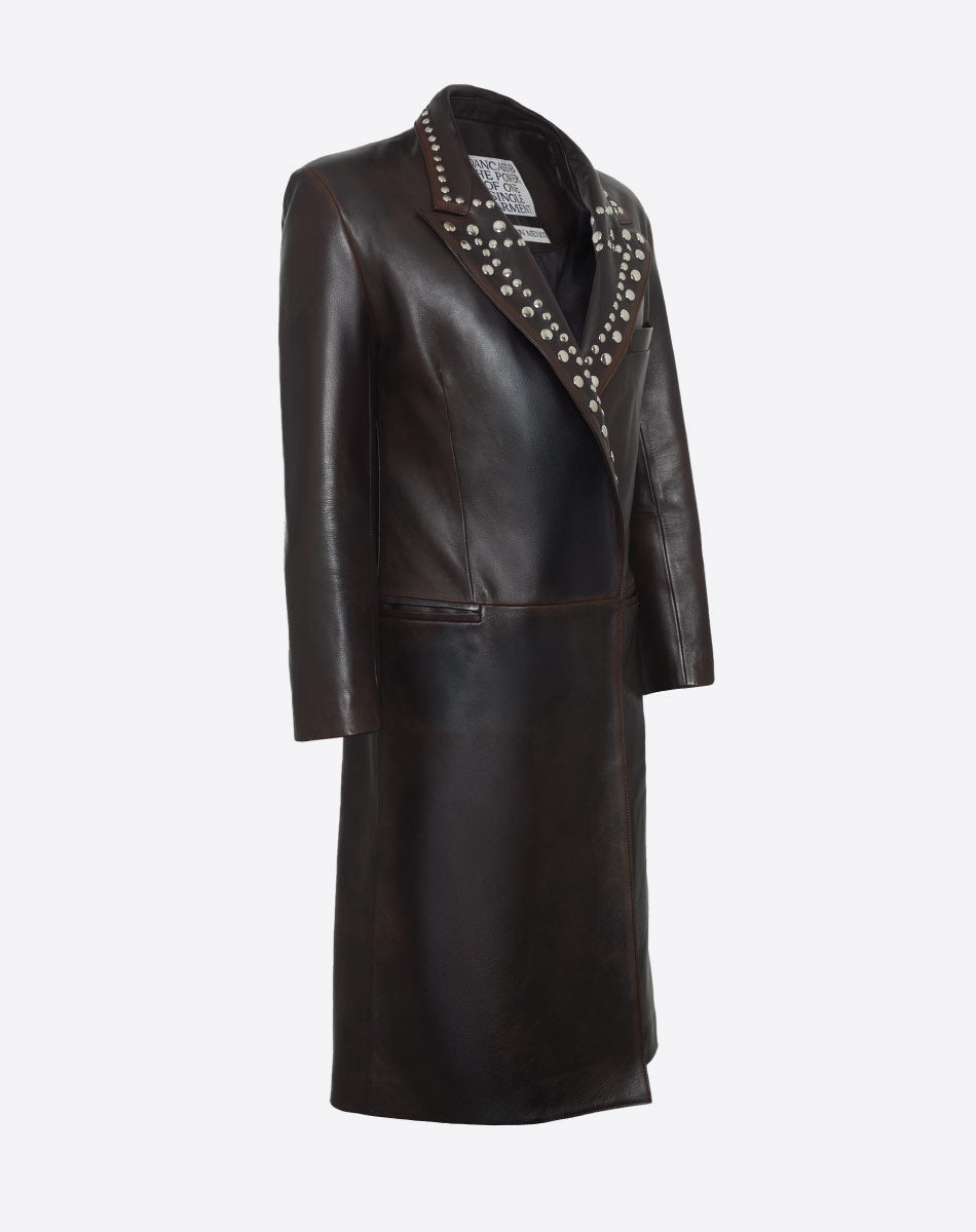 Nina Leather Coat