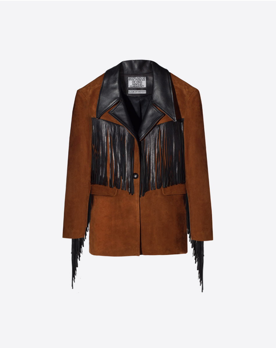Patsy Suede Fringe Jacket