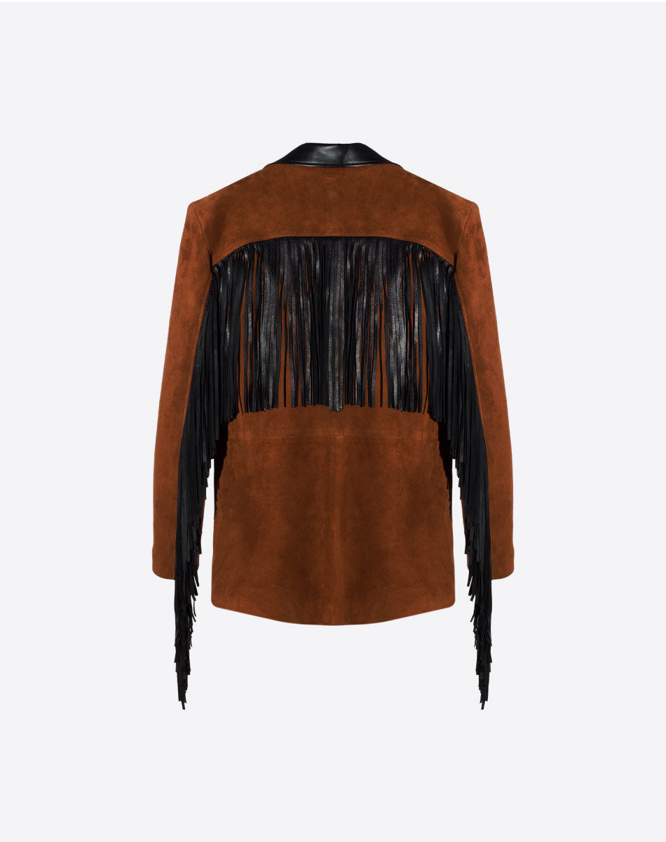 Patsy Suede Fringe Jacket