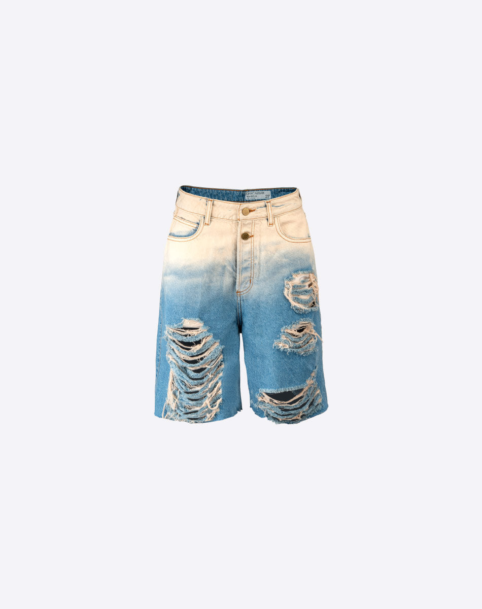 Perseo Denim Bermuda Shorts