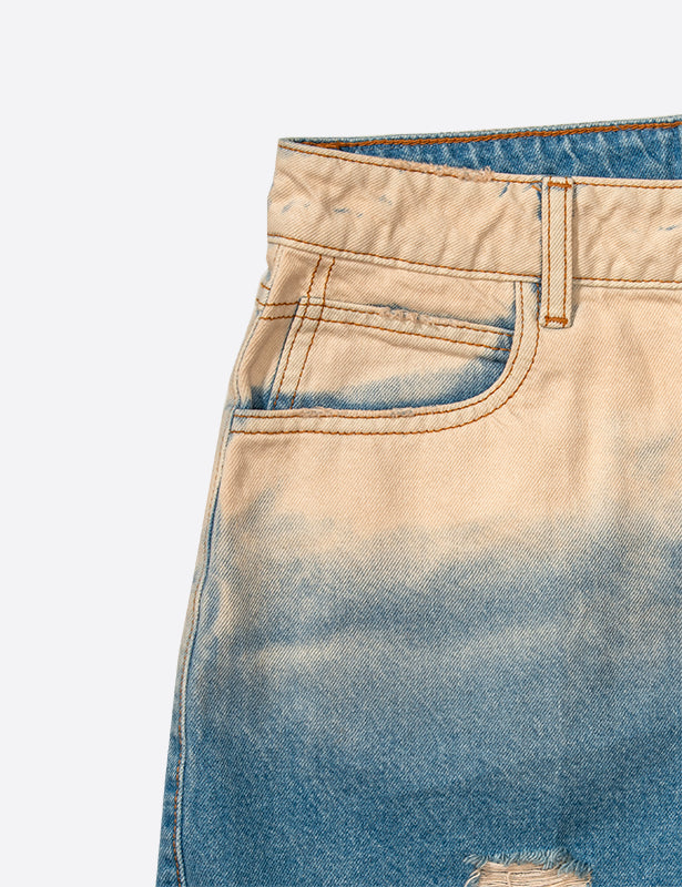 Perseo Denim Bermuda Shorts