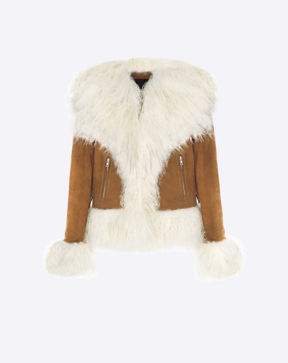 Queen Mongolian Fur Jacket