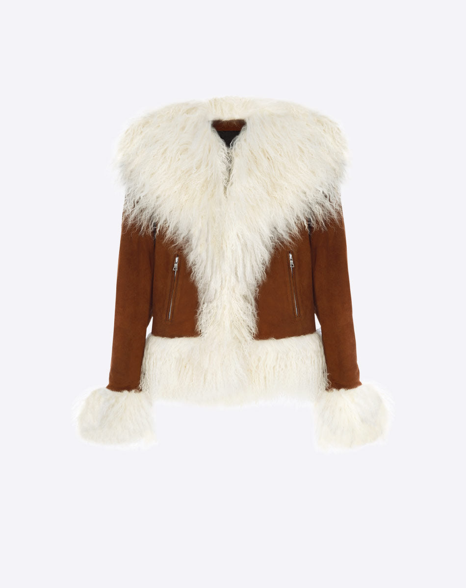 Queen Mongolian Fur Jacket