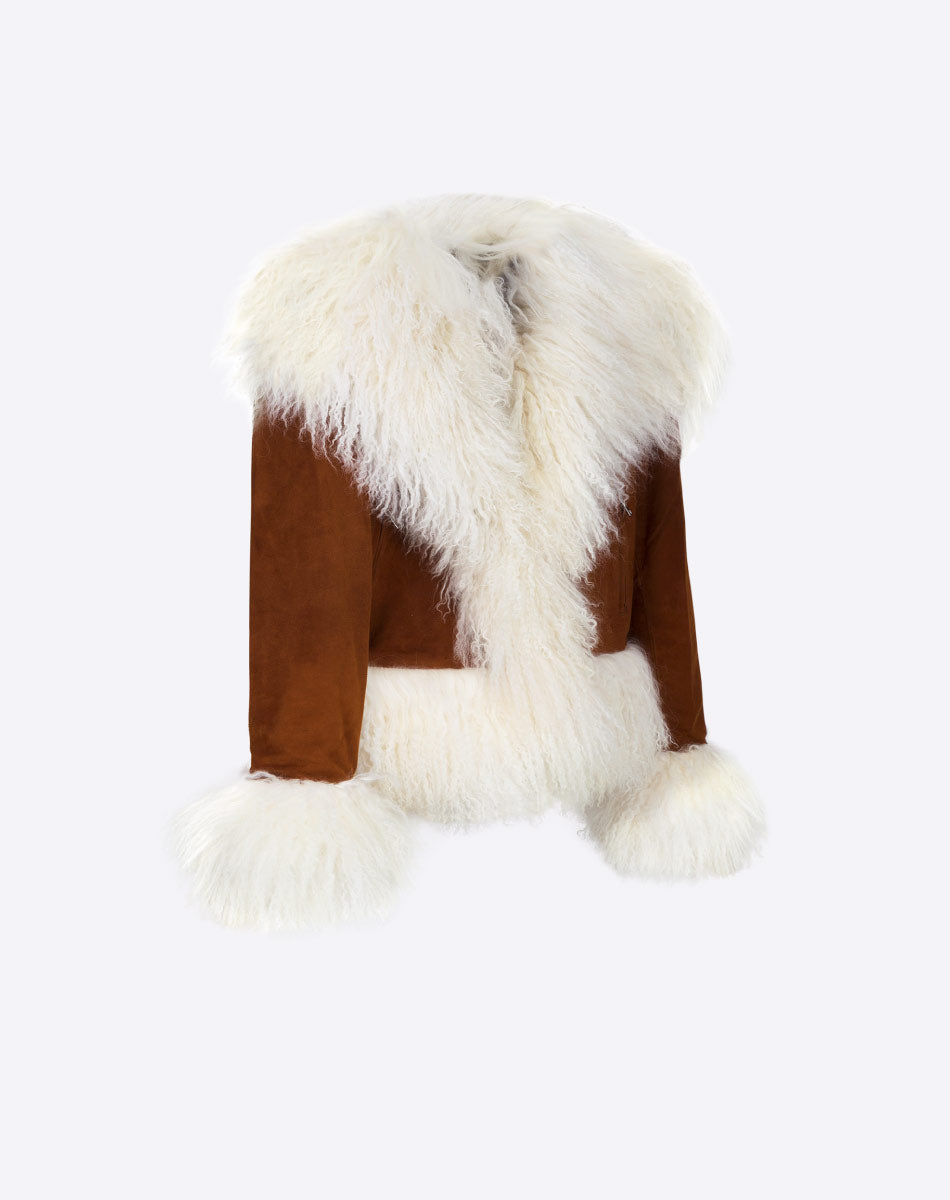Queen Mongolian Fur Jacket