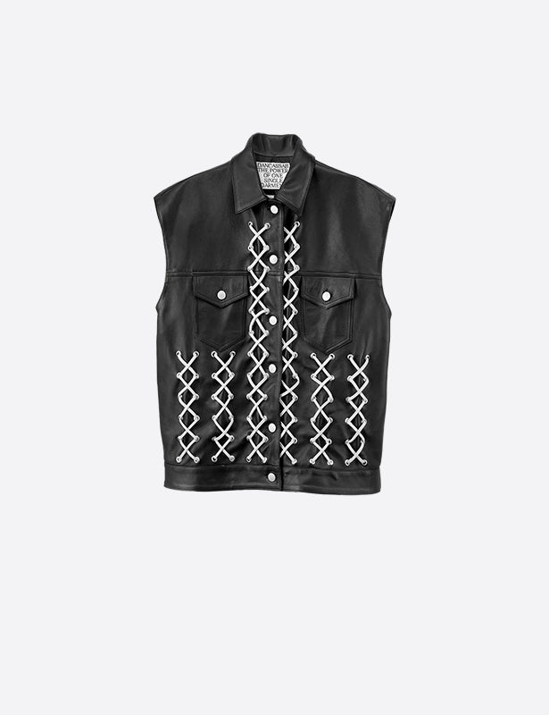 Regina Leather Vest