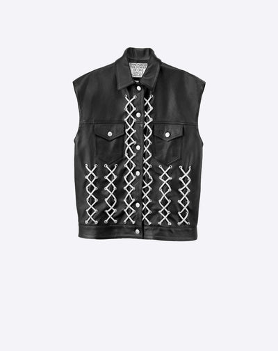 Regina Leather Vest