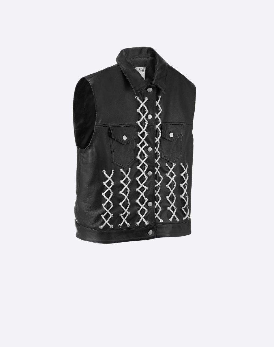 Regina Leather Vest