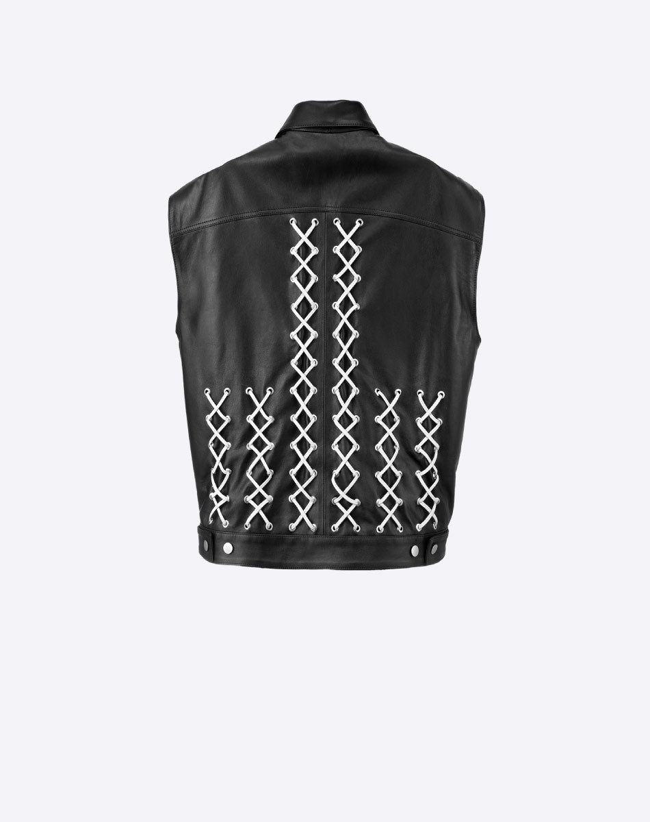 Regina Leather Vest
