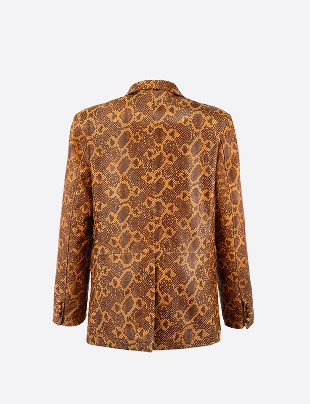 Renata Leather Blazer