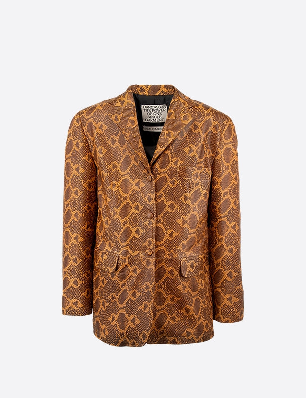 Renata Leather Blazer