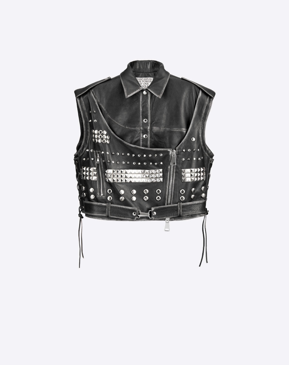 Varena Leather Vest
