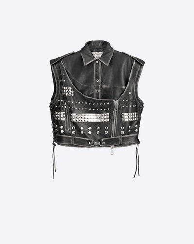 Varena Leather Vest