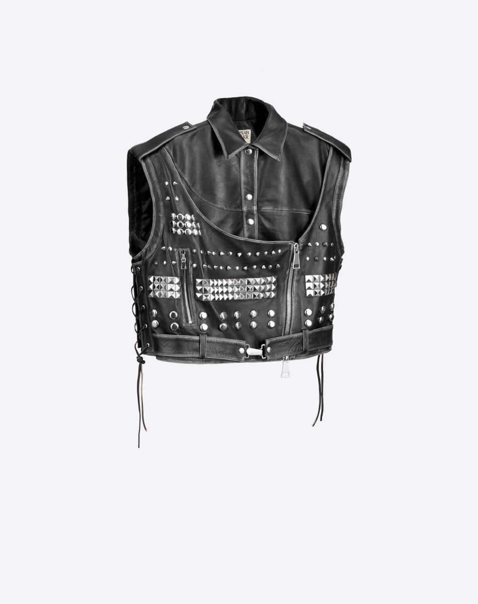 Varena Leather Vest
