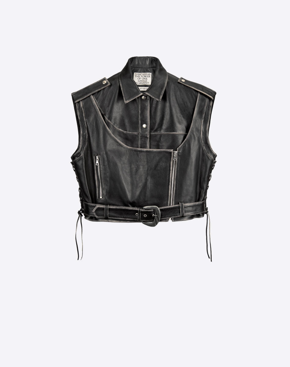 Varena Leather Vest