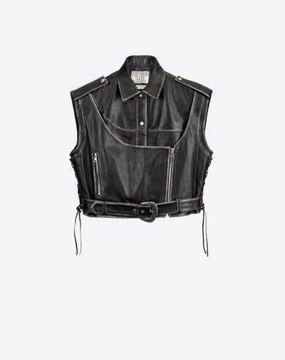 Varena Leather Vest