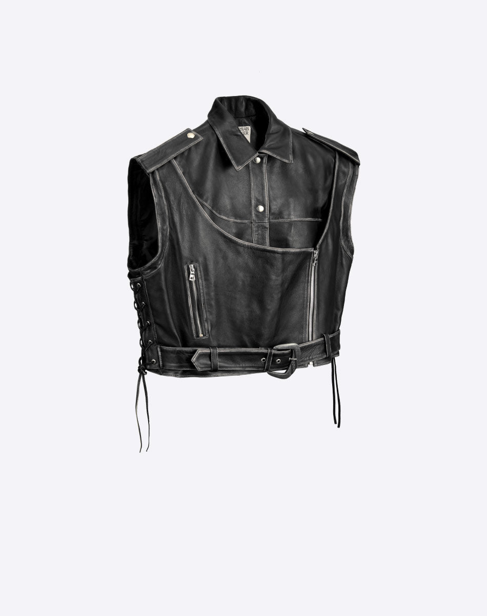 Varena Leather Vest