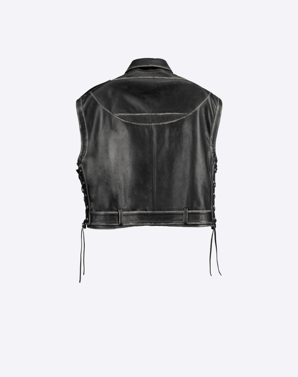 Varena Leather Vest