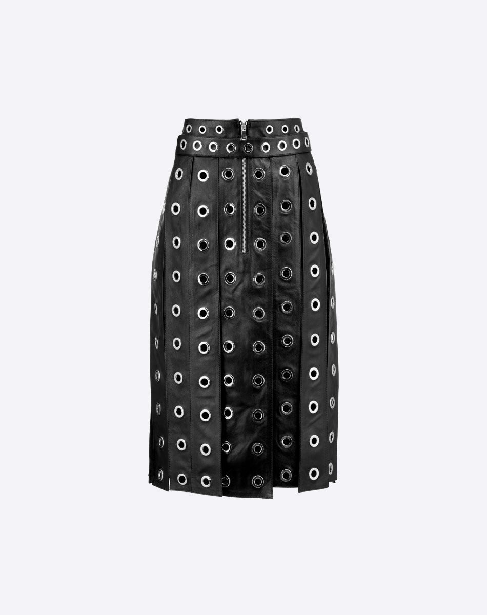 Vera Leather Skirt
