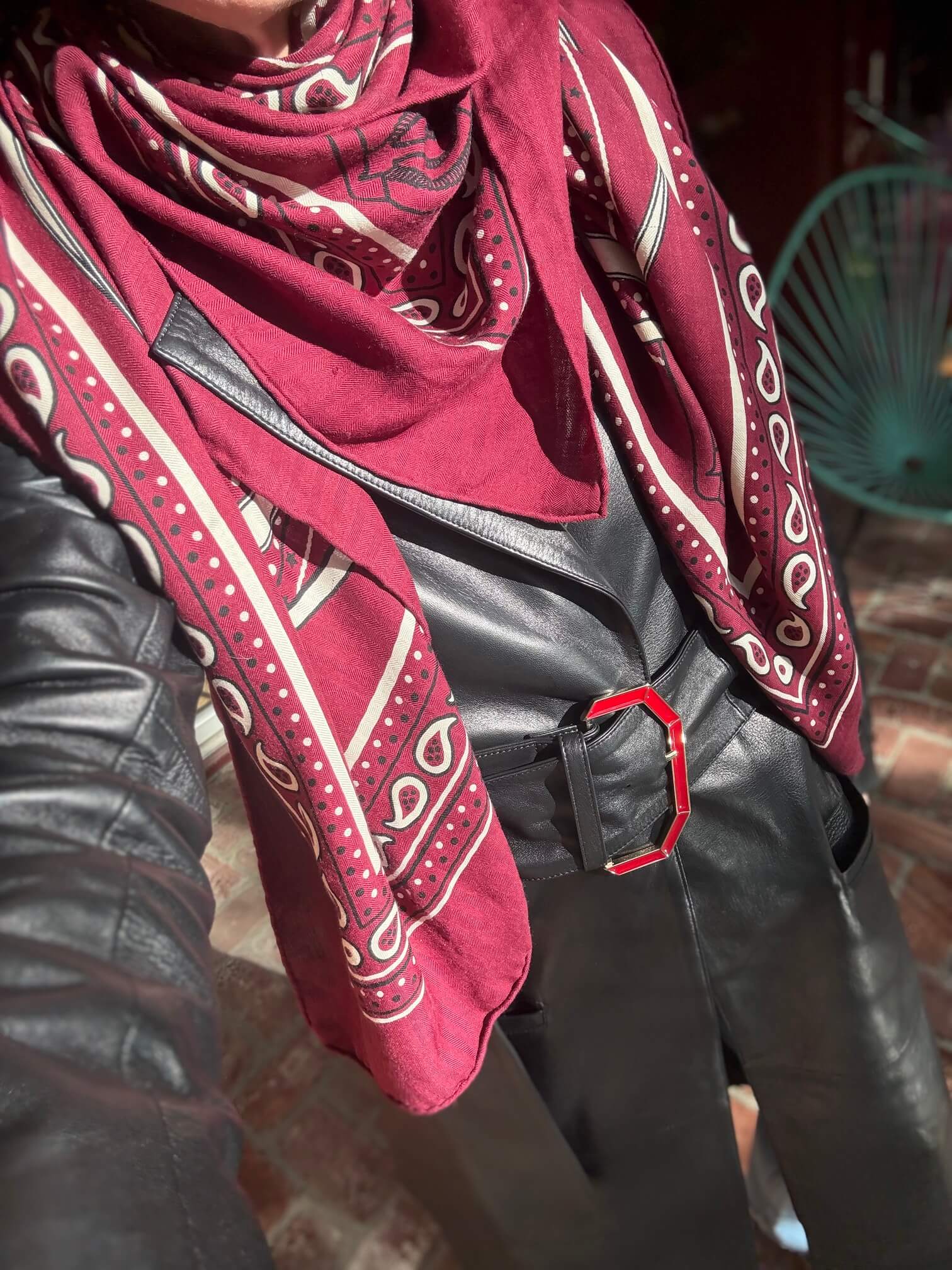 Diana Leather Trench Coat