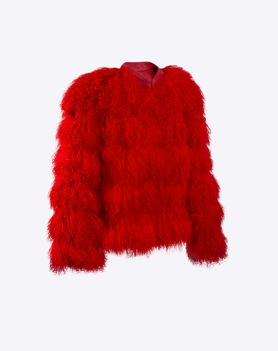 Aspen Mongolian Fur Jacket