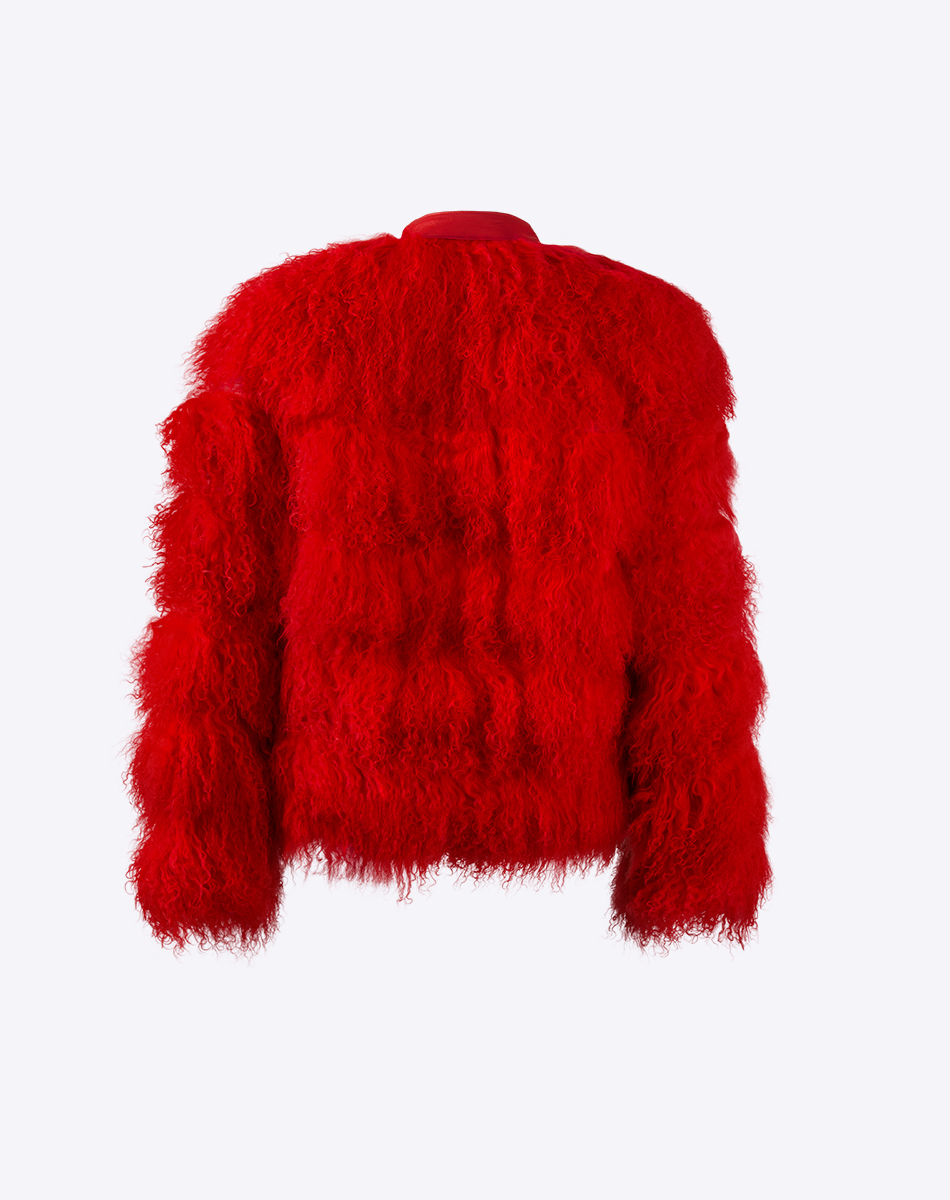 Aspen Mongolian Fur Jacket