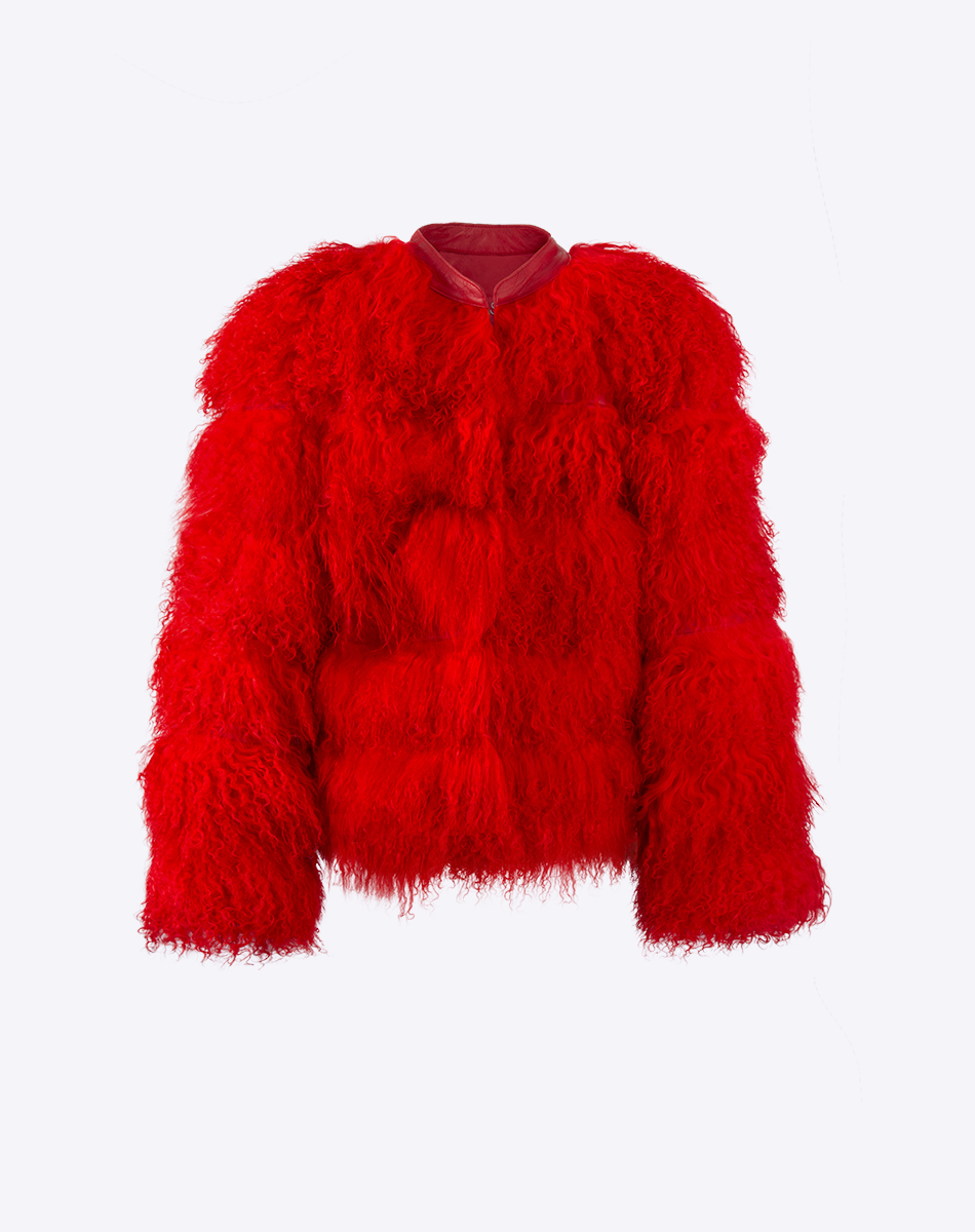 Aspen Mongolian Fur Jacket