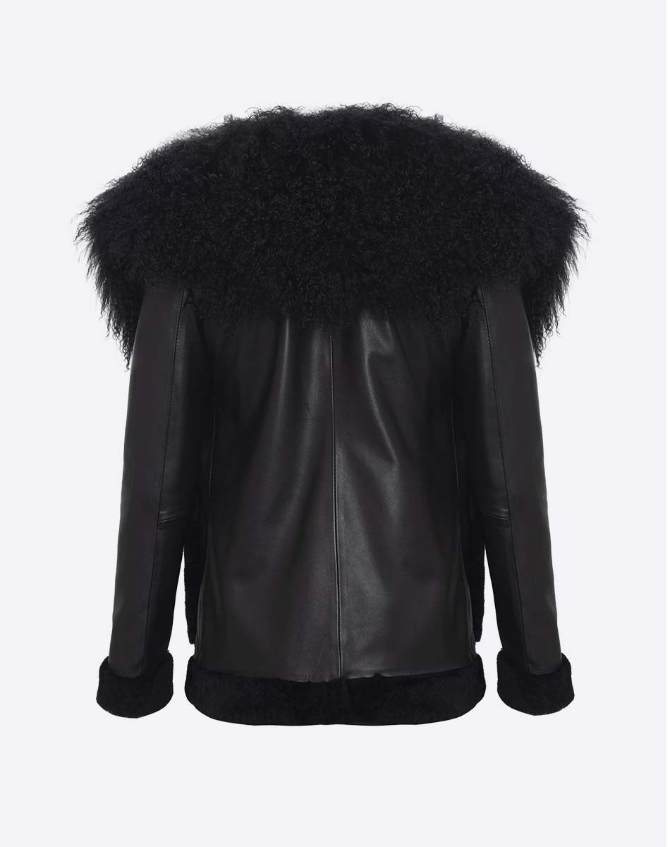 Jackson Mongolian Fur Jacket
