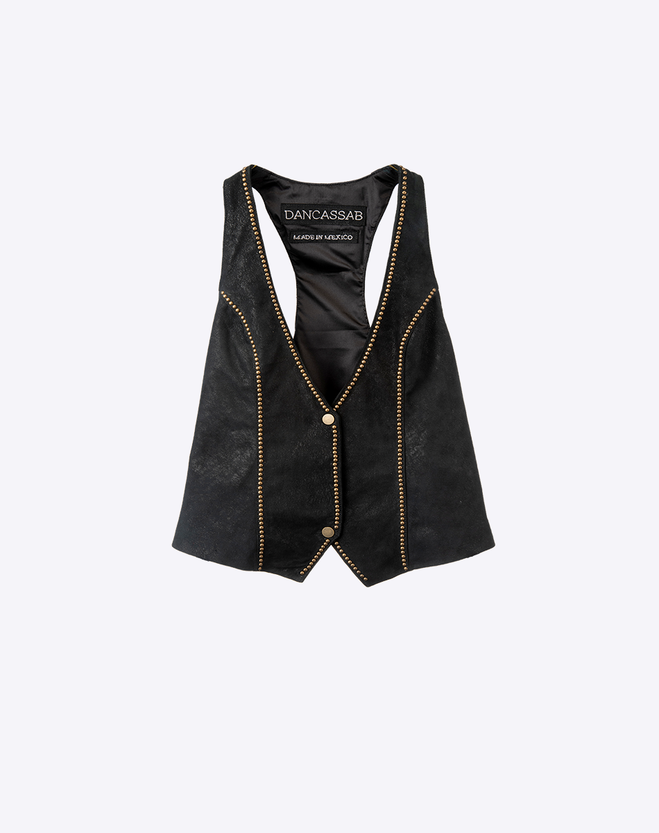 Naomi Leather Vest