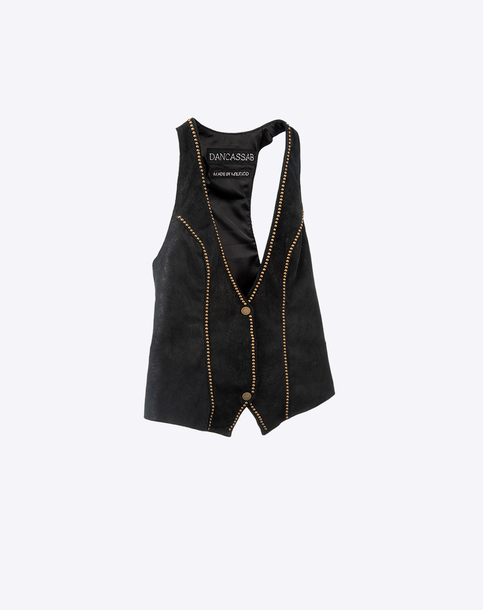 Naomi Leather Vest