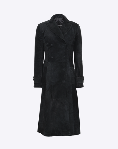 Nova Suede Trench Coat