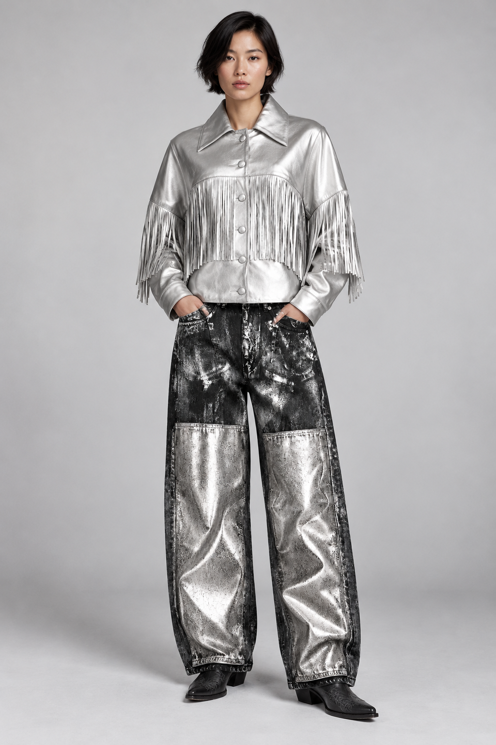black/silver