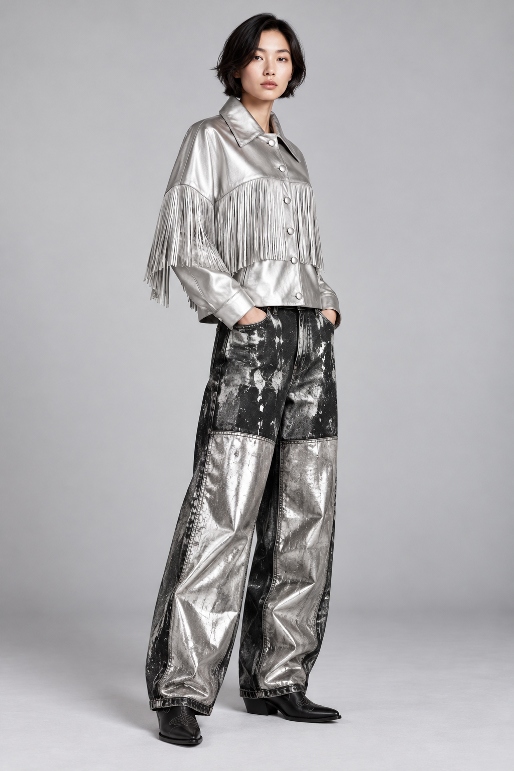 black/silver